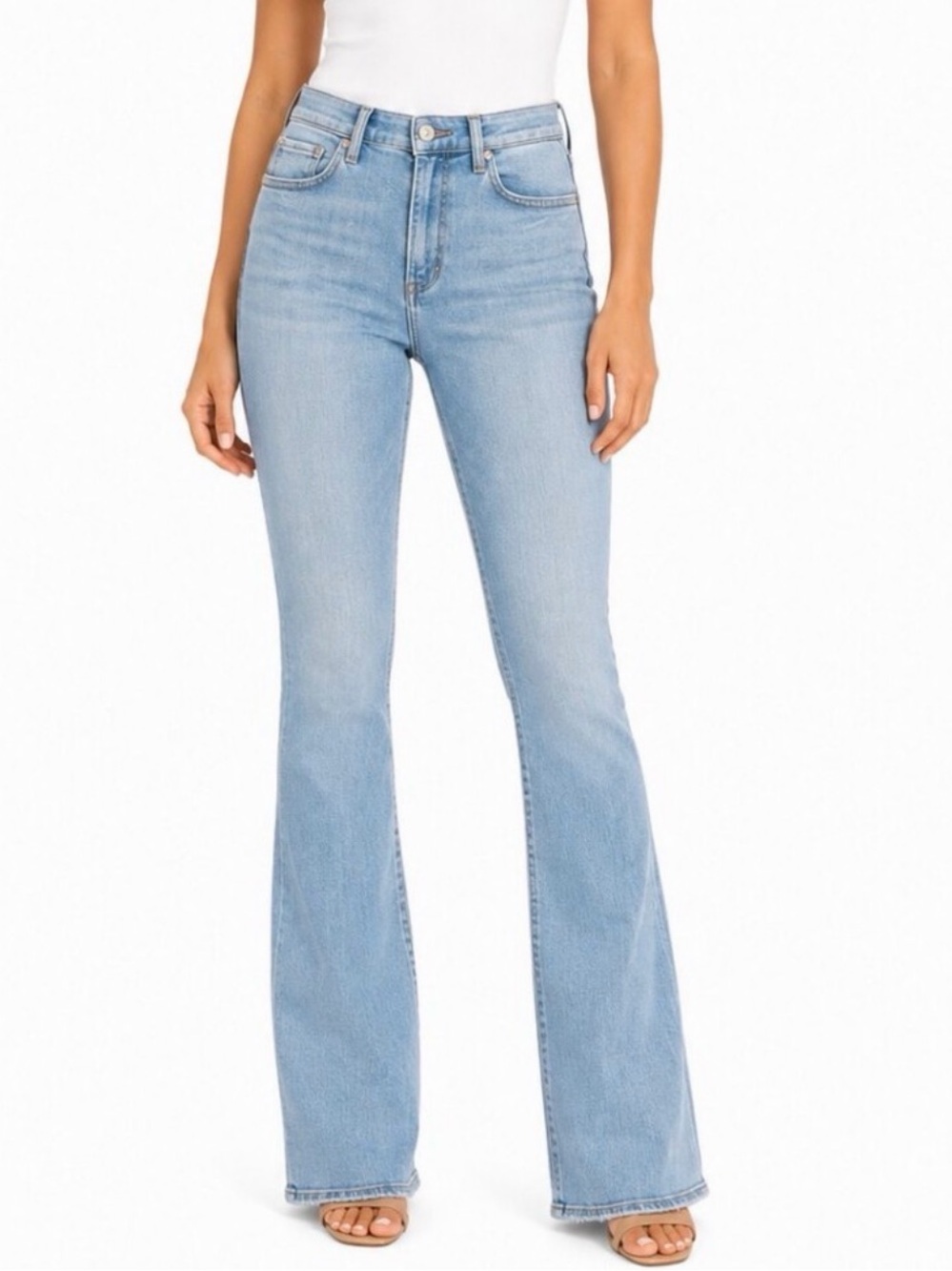 Citizens Of Humanity Light Blue High-Rise Flare Jeans